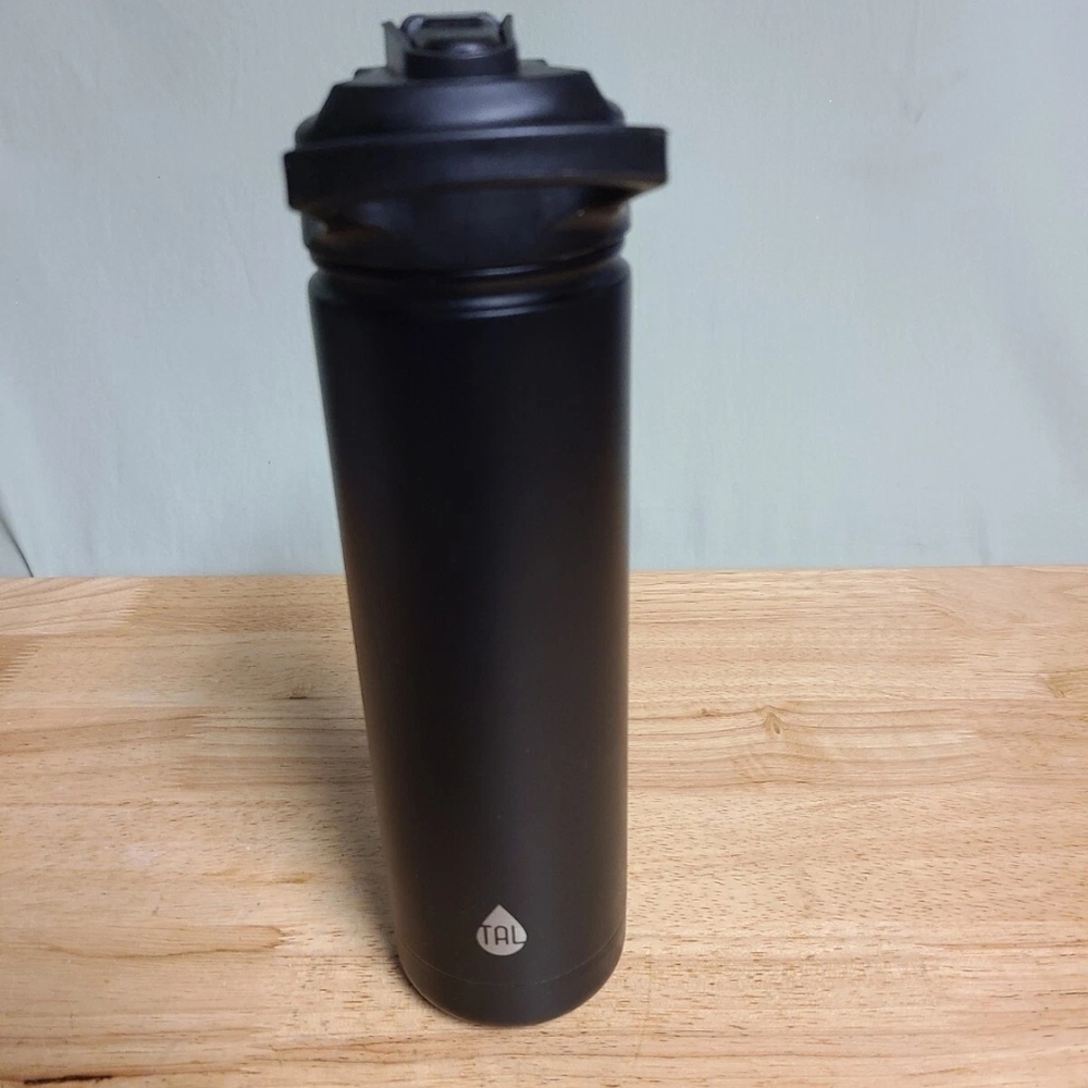 TAL Black Stainless Steel Travel Mug